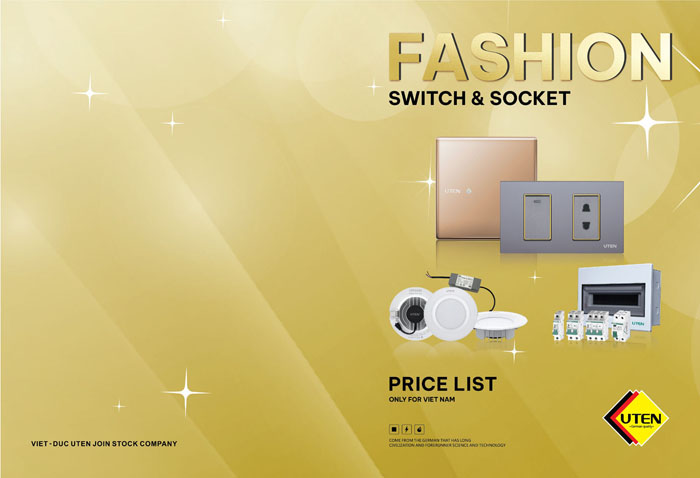 Catalogue UTEN 2025 (Công tắc & Ổ cắm) - Trang 1)