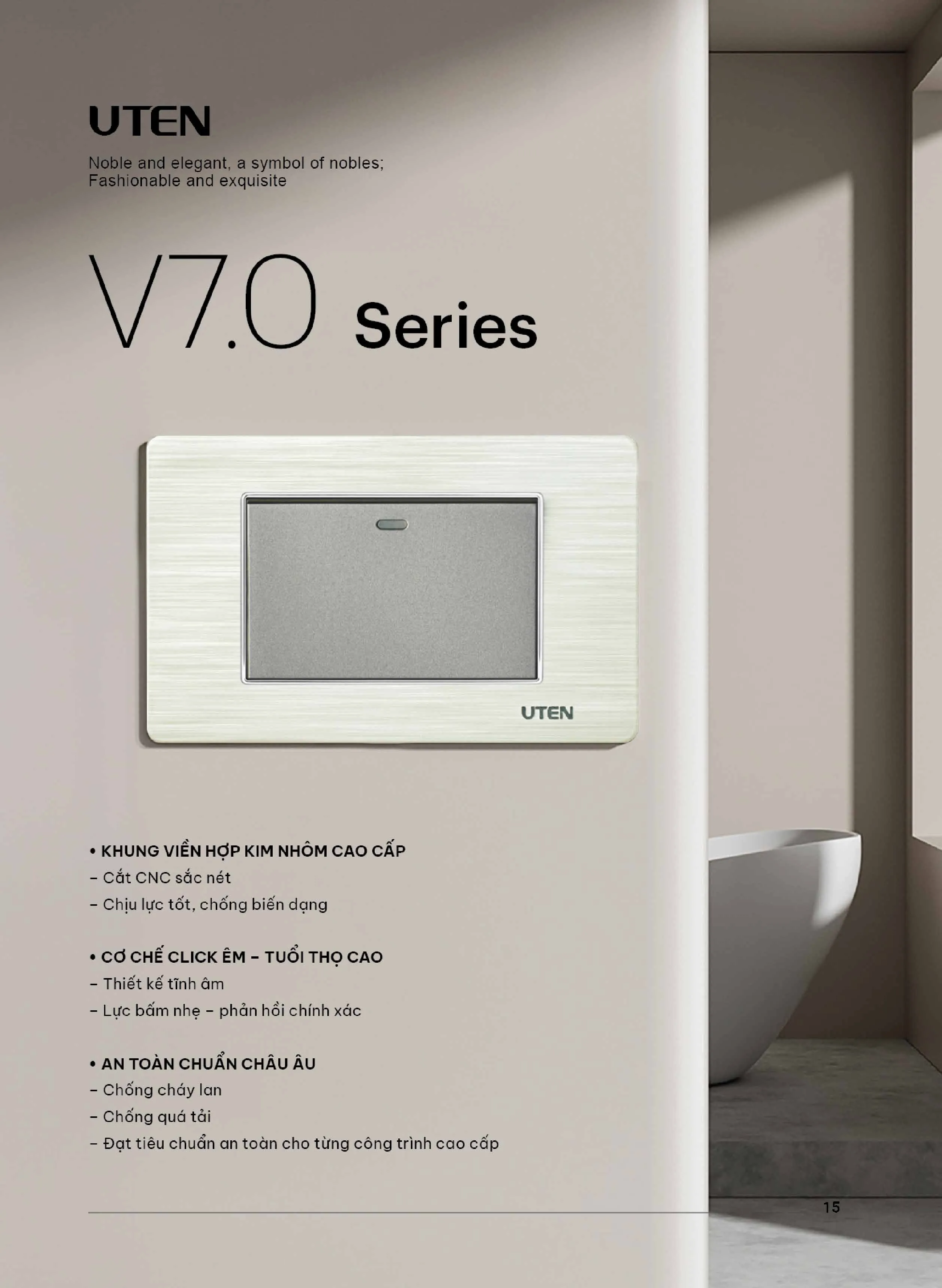 Catalogue UTEN 2026 (Công tắc & Ổ cắm) - Trang 16)