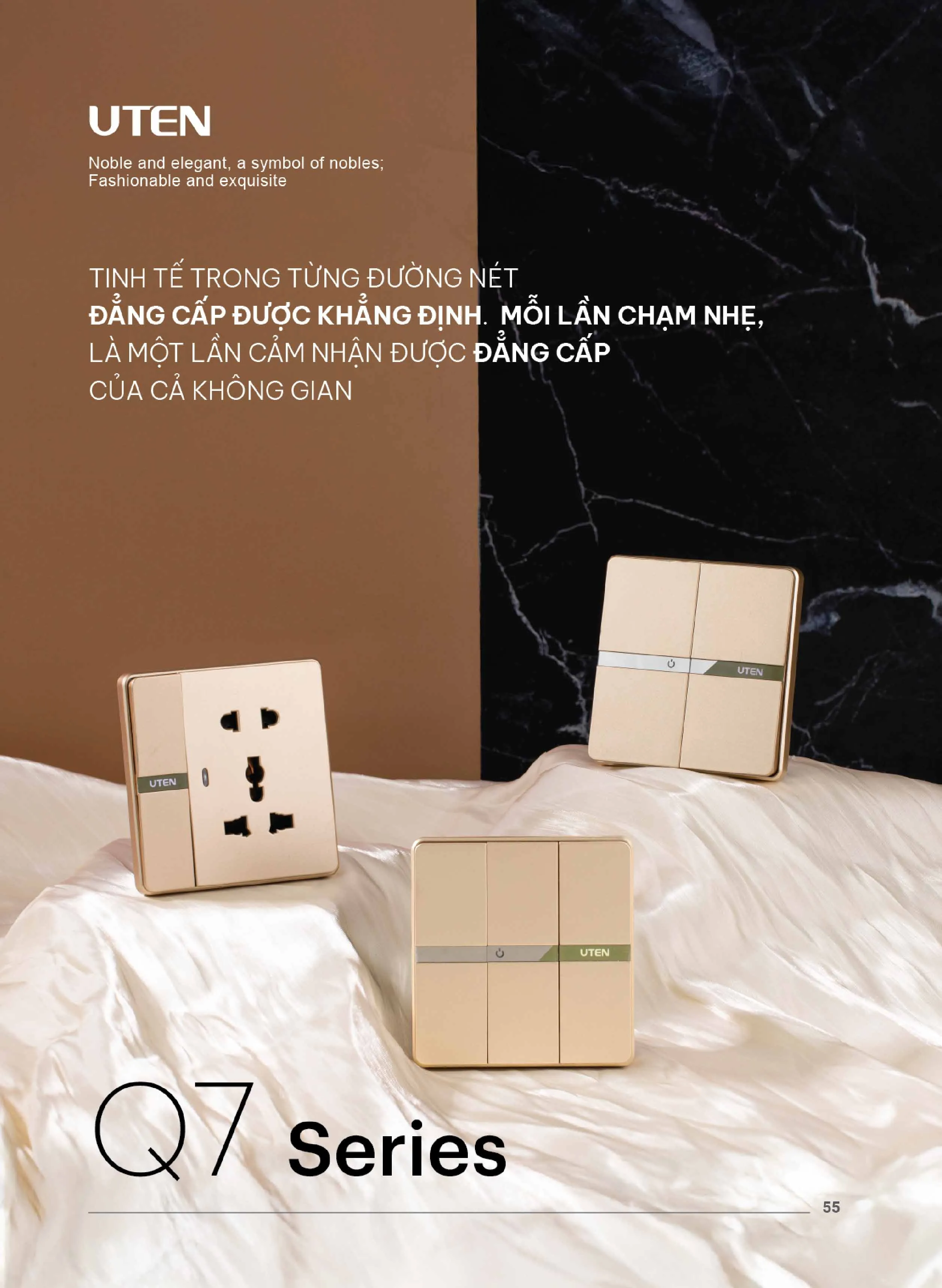 Catalogue UTEN 2026 (Công tắc & Ổ cắm) - Trang 56)
