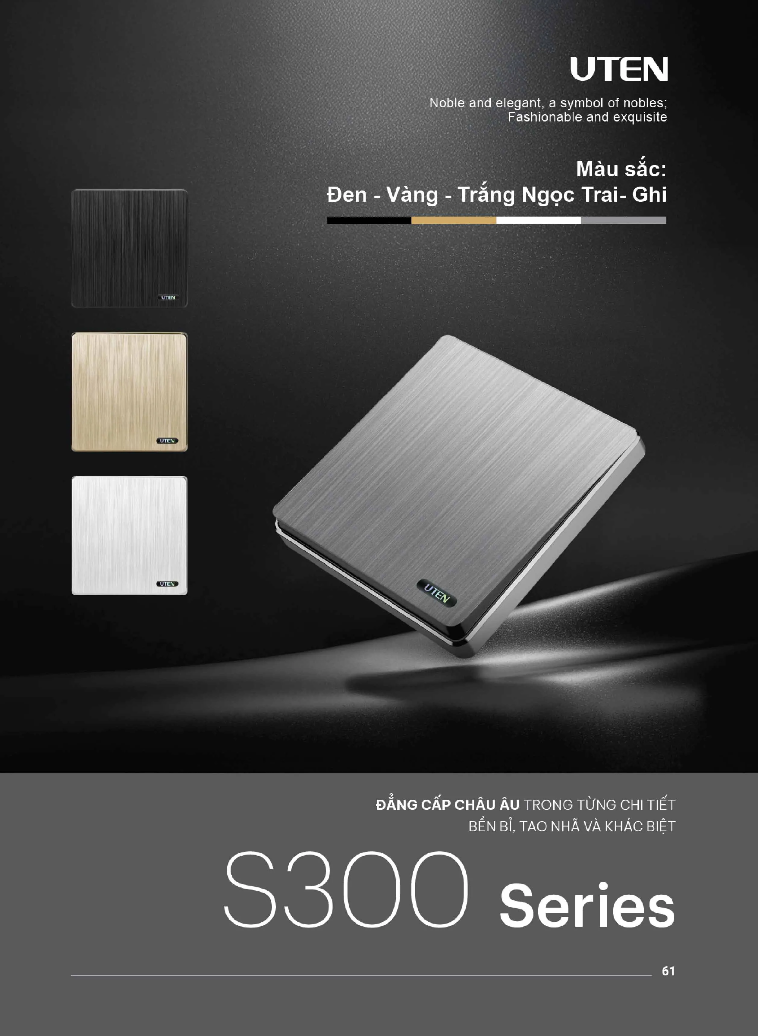 Catalogue UTEN 2026 (Công tắc & Ổ cắm) - Trang 62)