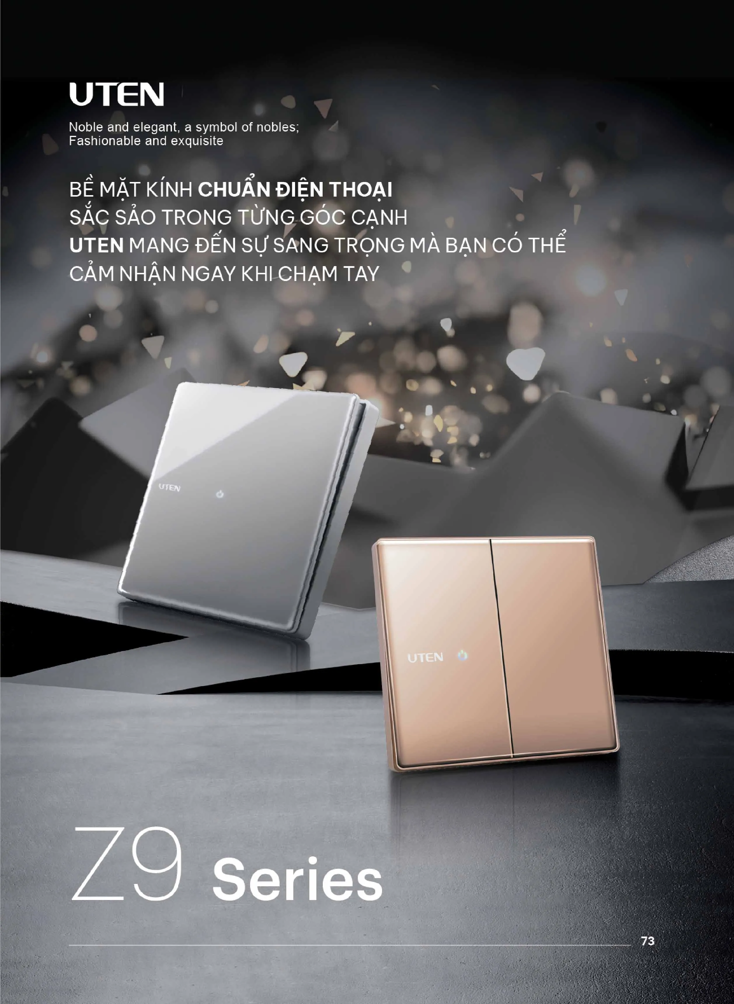 Catalogue UTEN 2026 (Công tắc & Ổ cắm) - Trang 74)