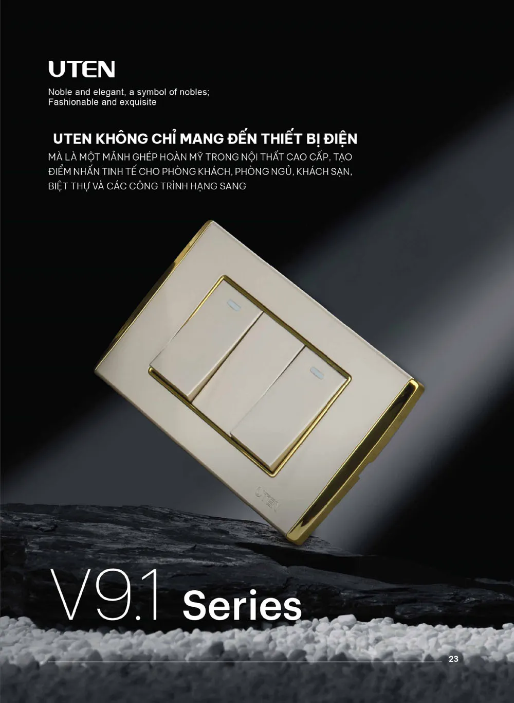 Catalogue UTEN 2026 (Công tắc & Ổ cắm) - Trang 24)