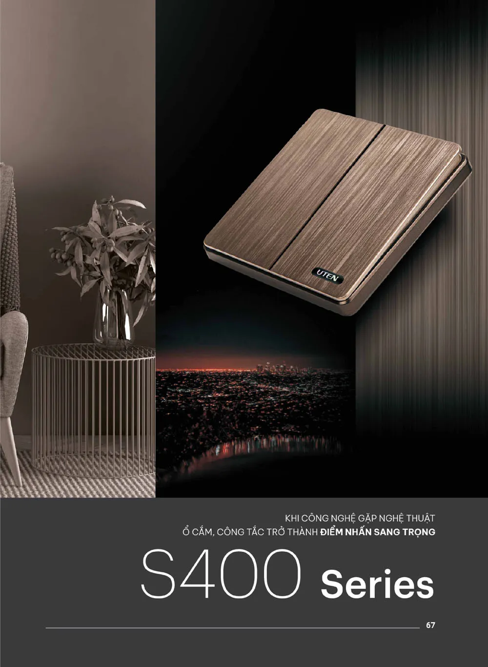 Catalogue UTEN 2026 (Công tắc & Ổ cắm) - Trang 68)