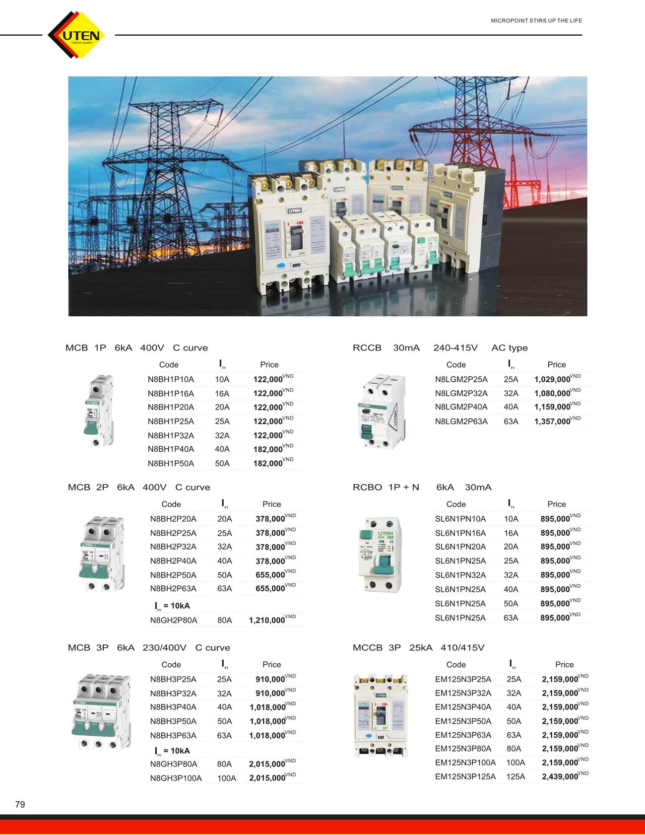 Catalogue UTEN 2023 (Công tắc & Ổ cắm) - Trang 82)