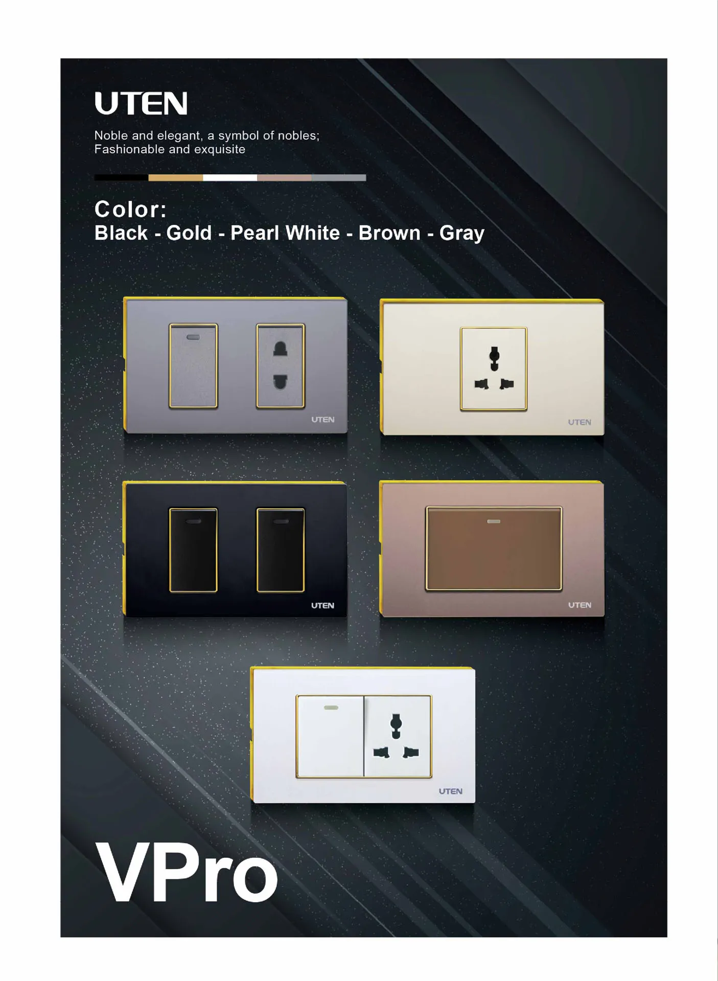 Catalogue UTEN 2025 (Công tắc & Ổ cắm) - Trang 2)