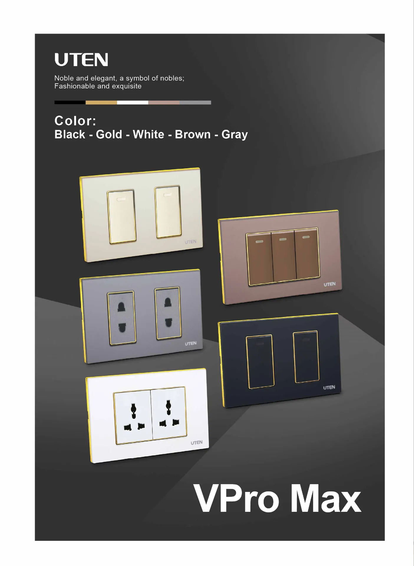 Catalogue UTEN 2025 (Công tắc & Ổ cắm) - Trang 6)