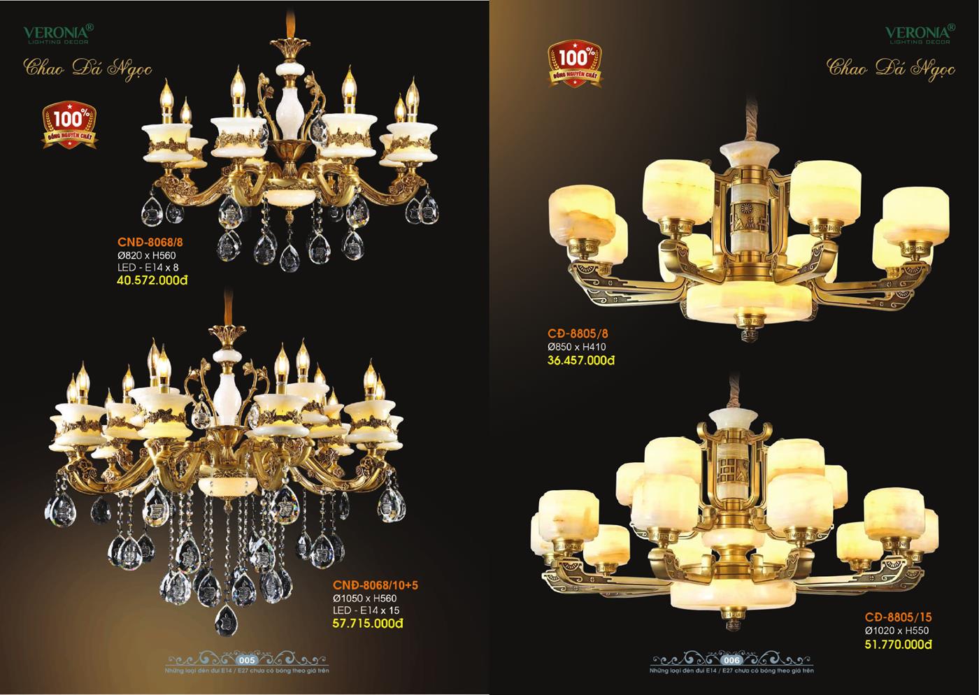 Catalogue Đèn Trang Trí VERONA 2024 - Trang 3)