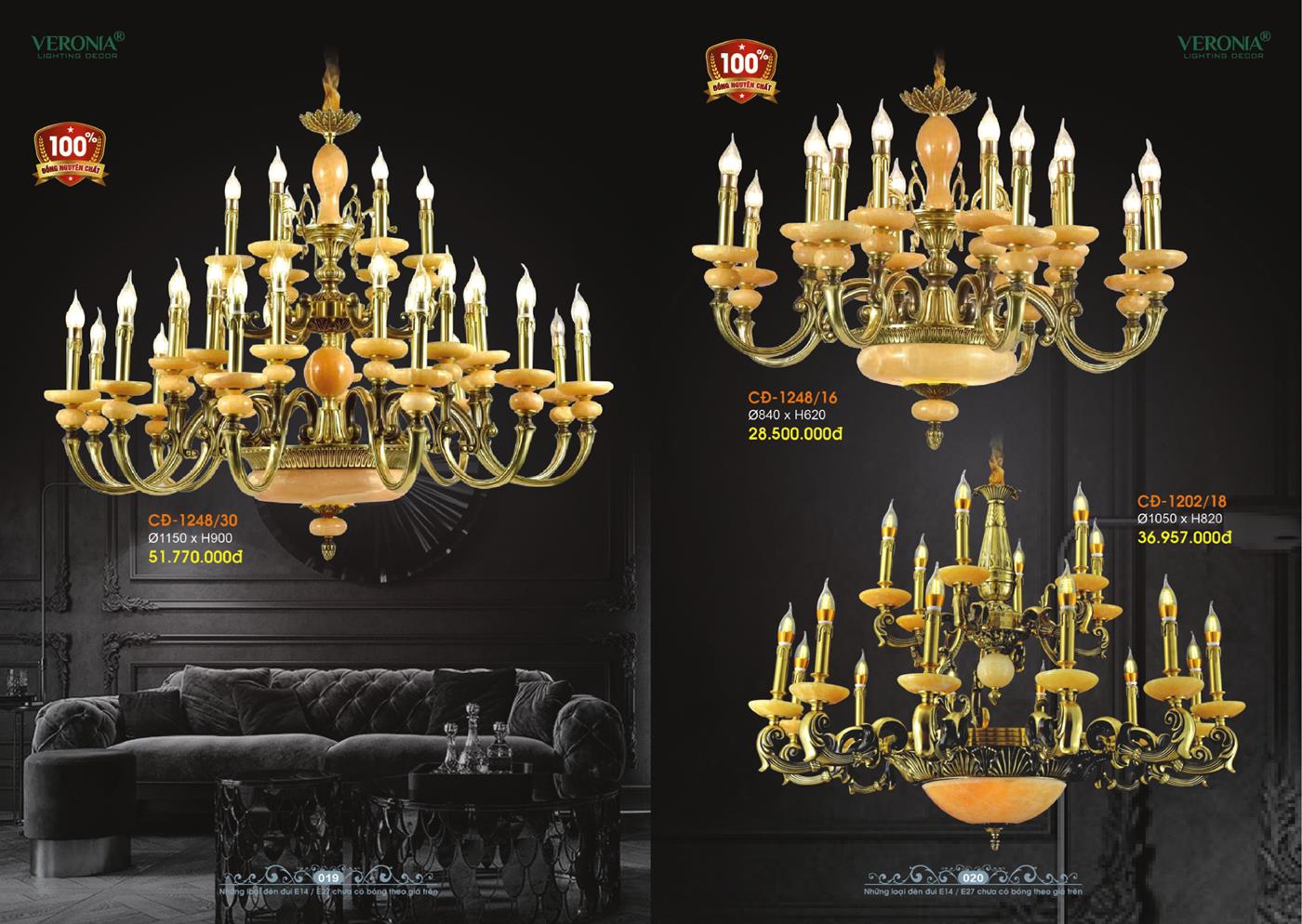Catalogue Đèn Trang Trí VERONA 2024 - Trang 10)