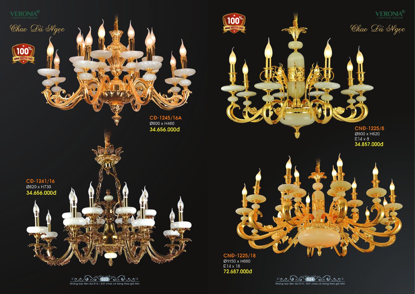 Catalogue Đèn Trang Trí VERONA 2024 - Trang 12)