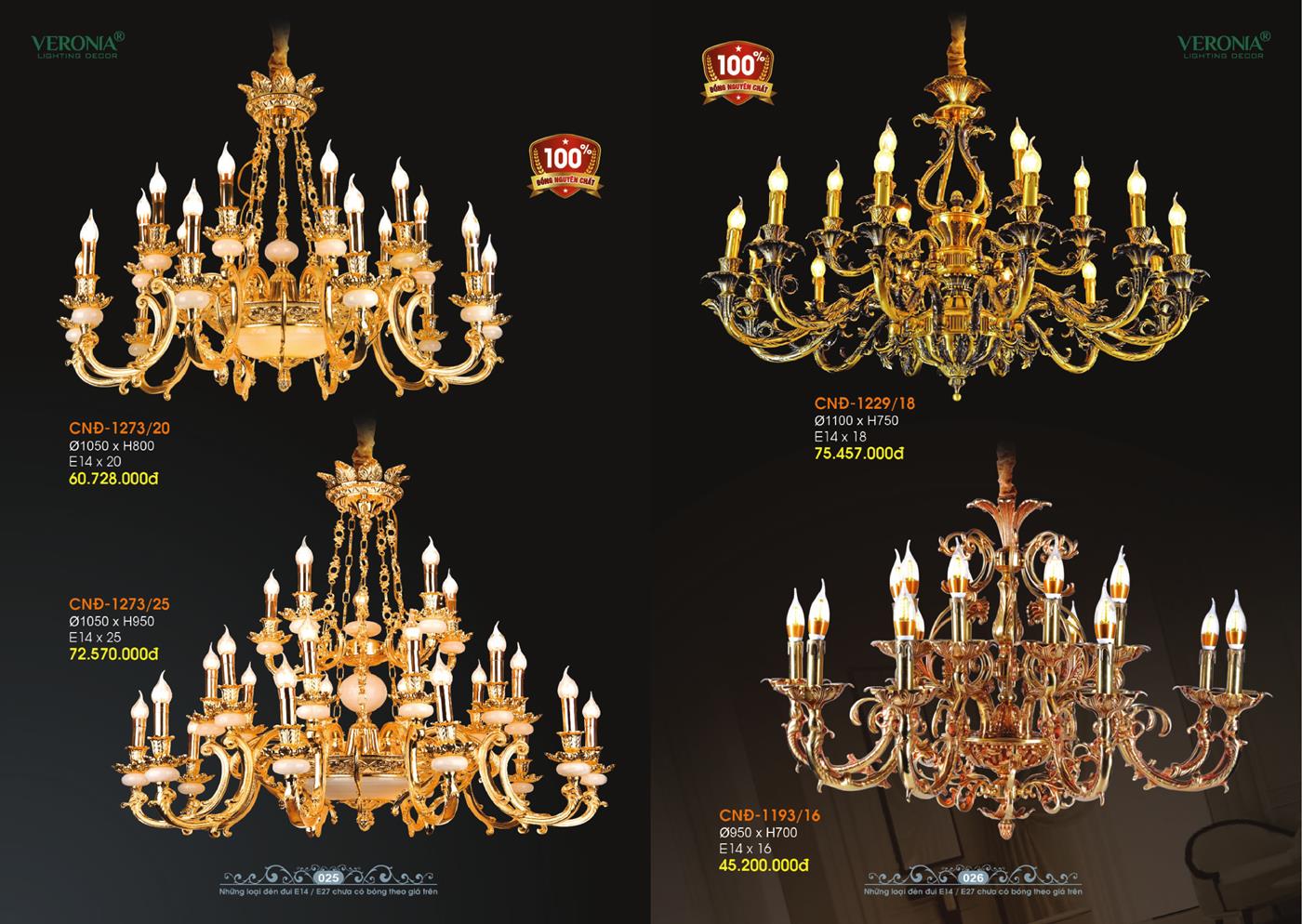 Catalogue Đèn Trang Trí VERONA 2024 - Trang 13)