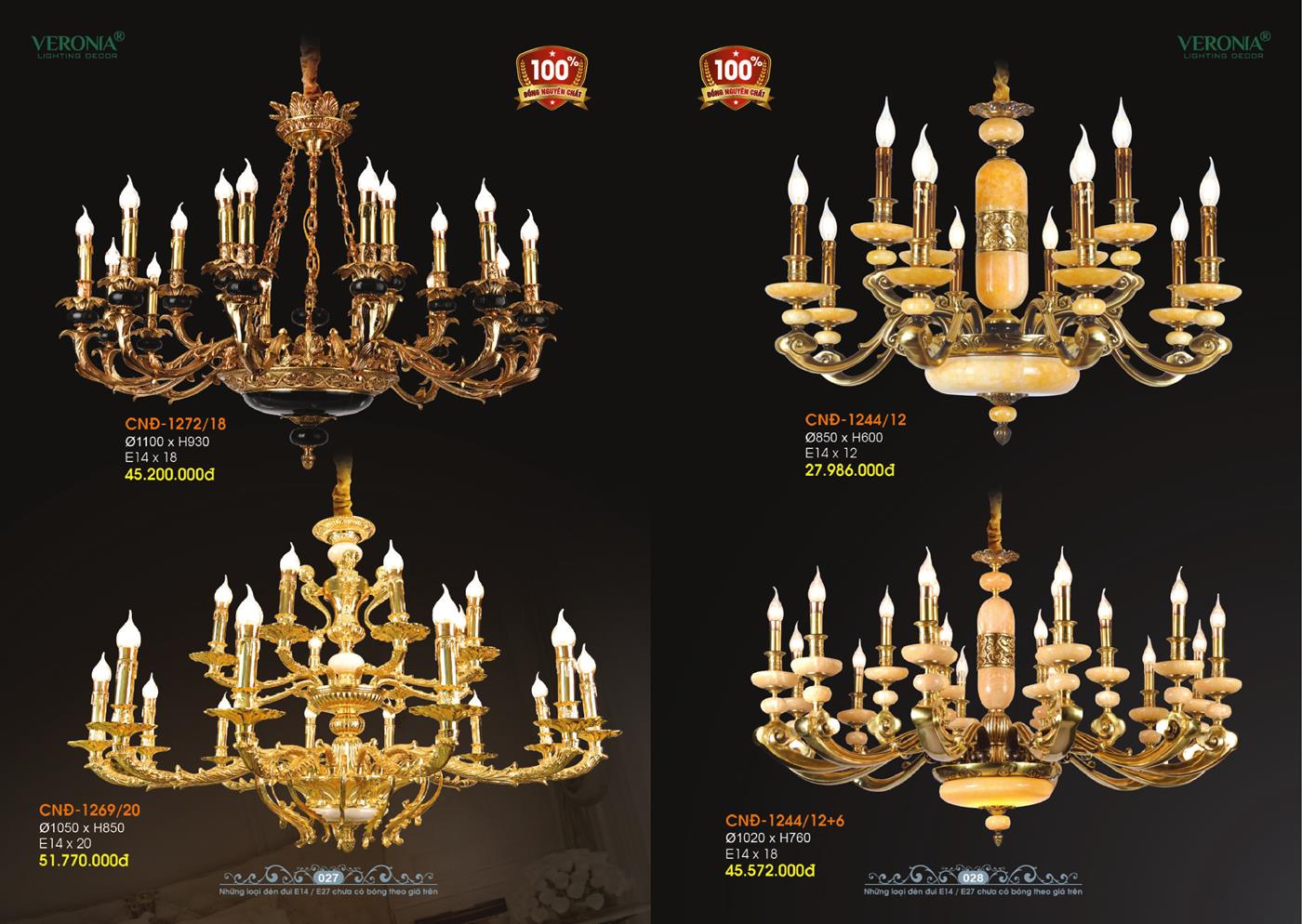 Catalogue Đèn Trang Trí VERONA 2024 - Trang 14)