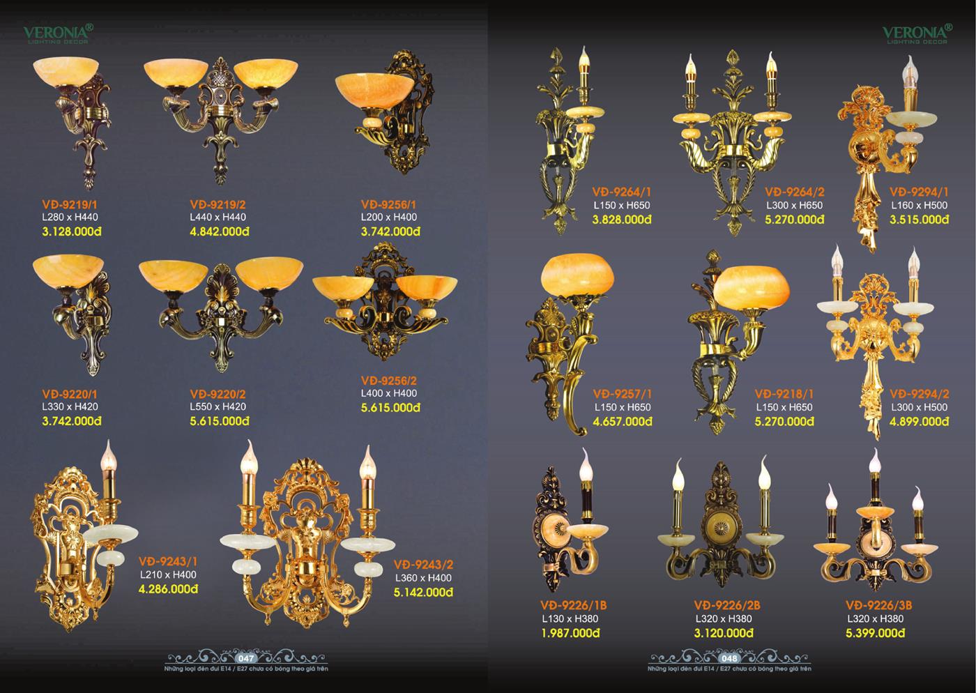 Catalogue Đèn Trang Trí VERONA 2024 - Trang 24)
