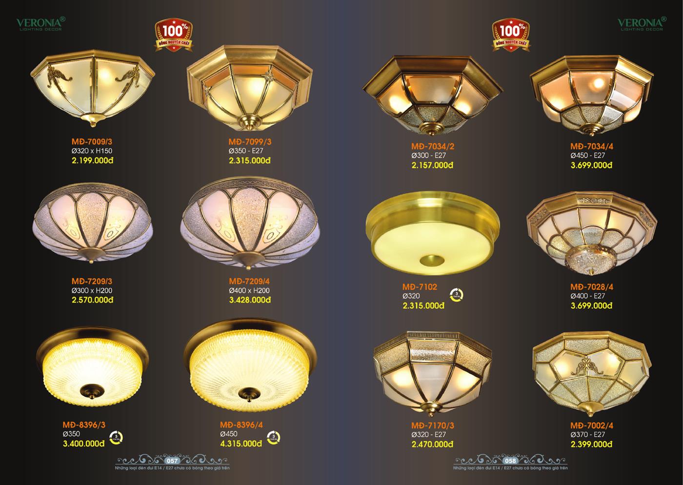 Catalogue Đèn Trang Trí VERONA 2024 - Trang 29)