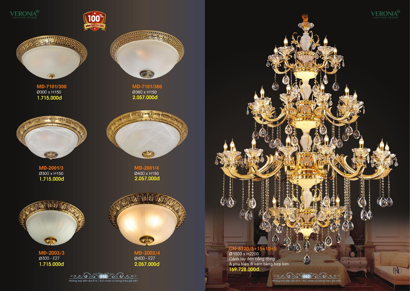 Catalogue Đèn Trang Trí VERONA 2024 - Trang 30)