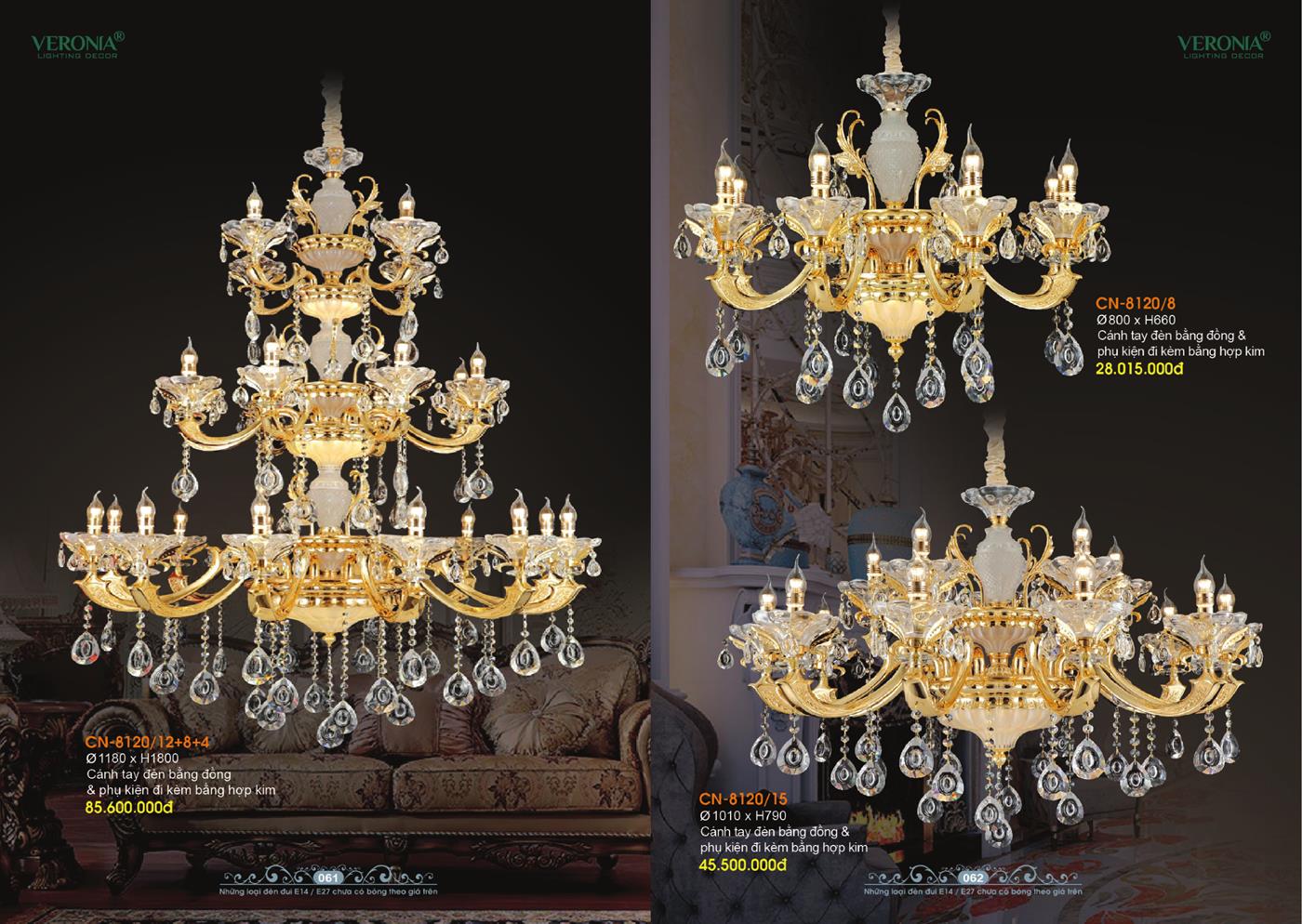 Catalogue Đèn Trang Trí VERONA 2024 - Trang 31)