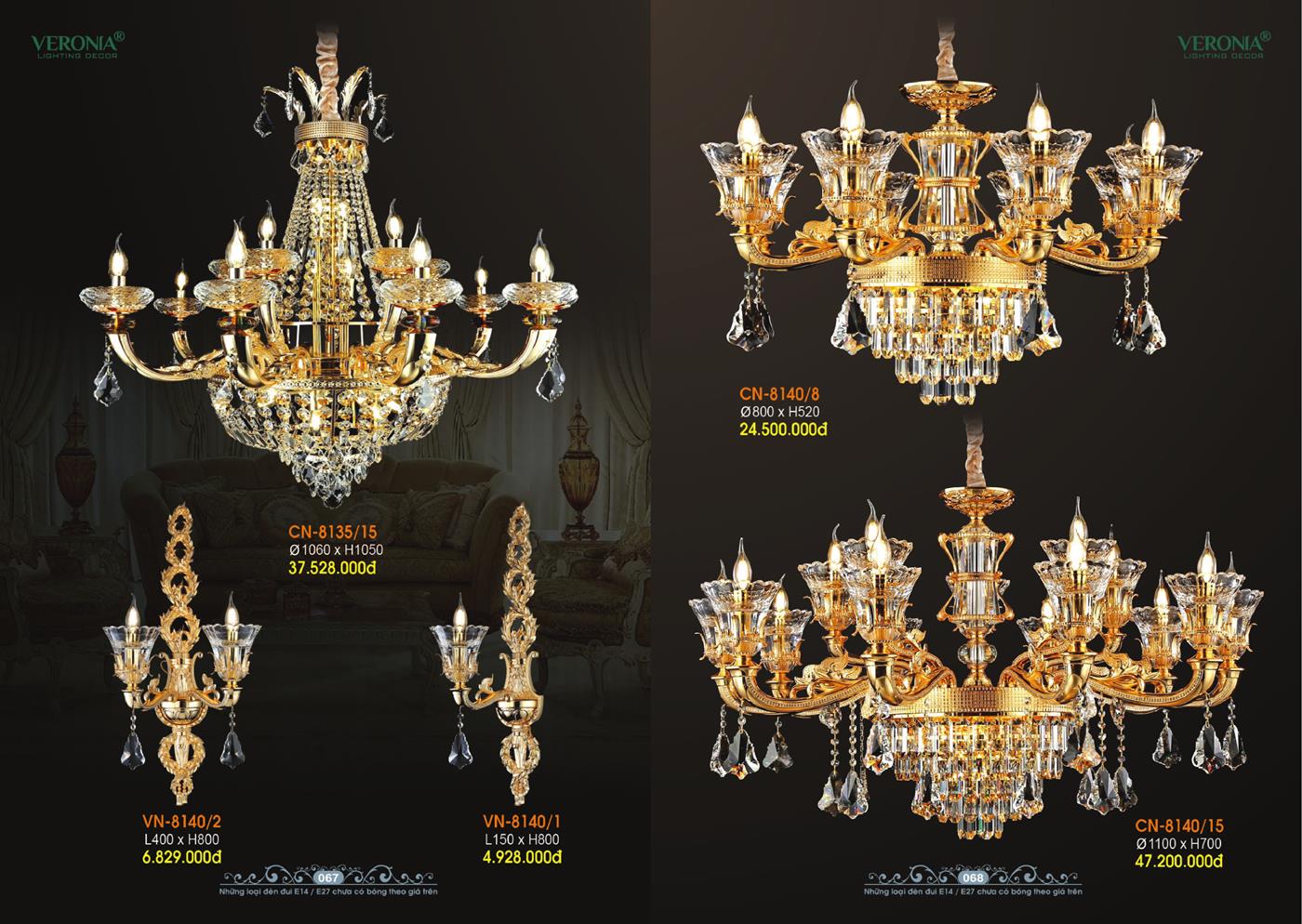 Catalogue Đèn Trang Trí VERONA 2024 - Trang 34)