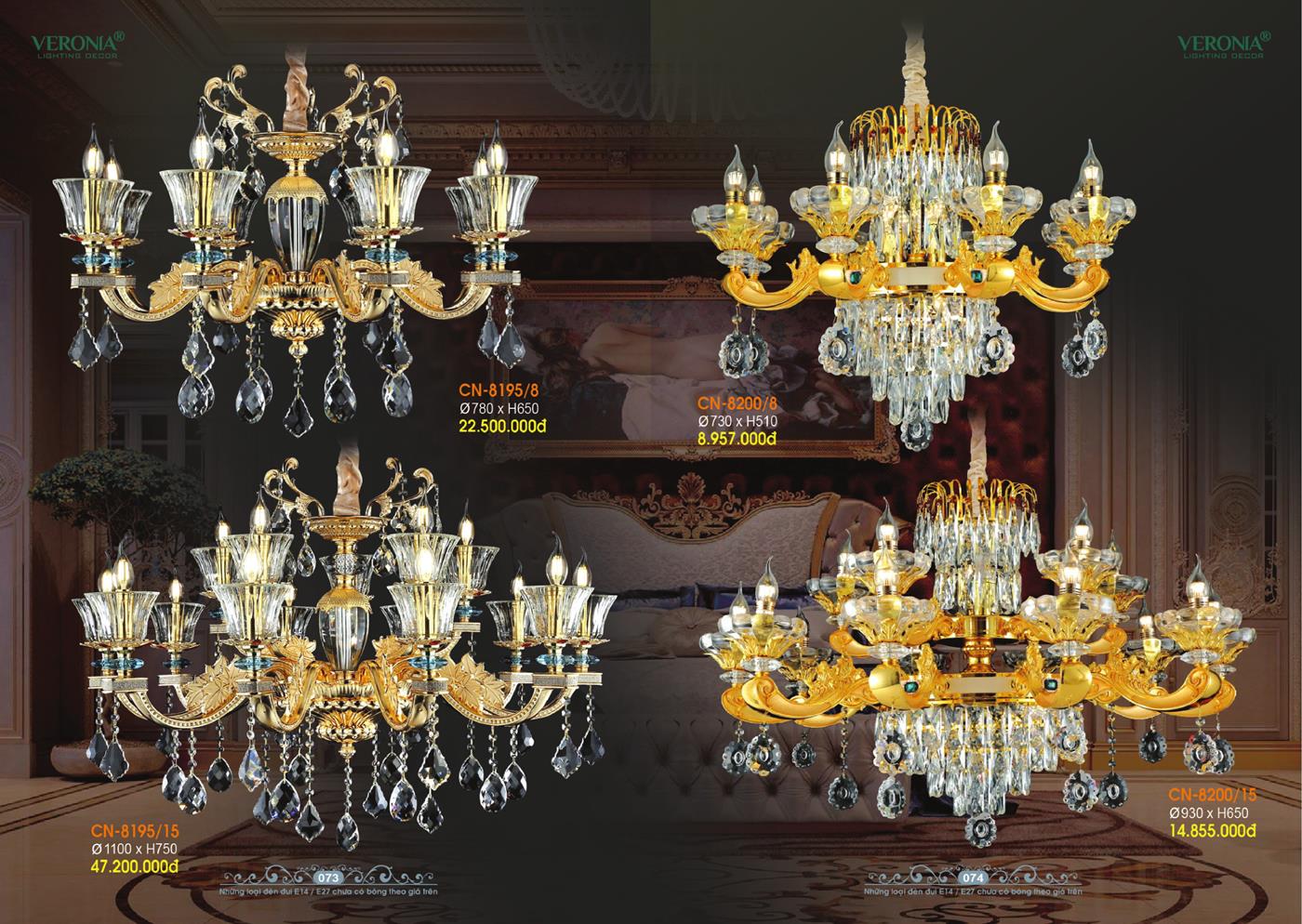 Catalogue Đèn Trang Trí VERONA 2024 - Trang 37)