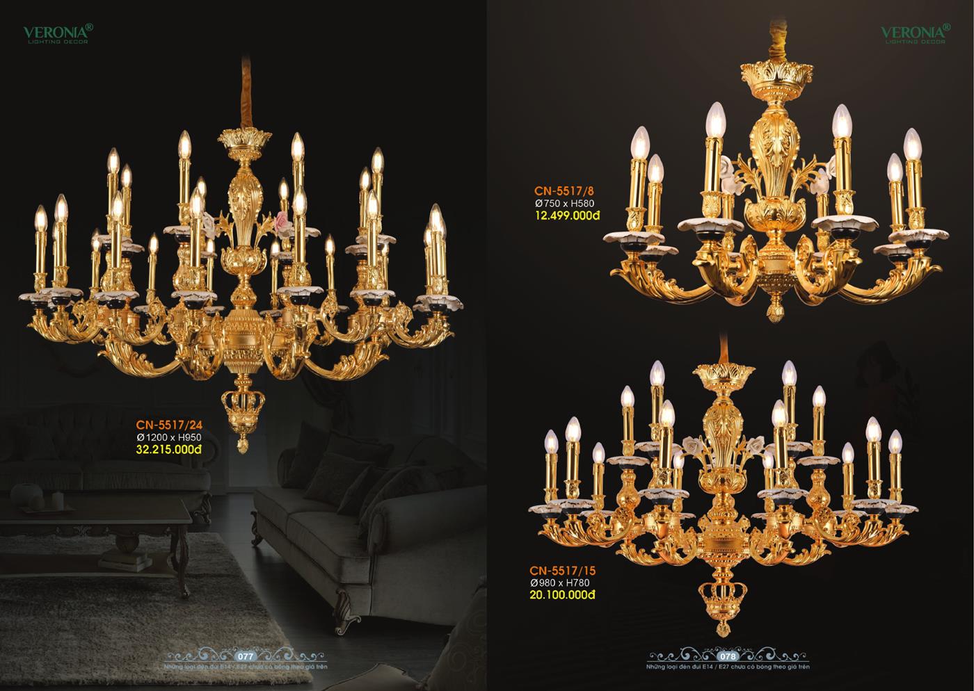Catalogue Đèn Trang Trí VERONA 2024 - Trang 39)
