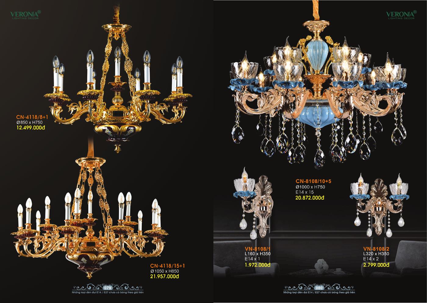 Catalogue Đèn Trang Trí VERONA 2024 - Trang 40)
