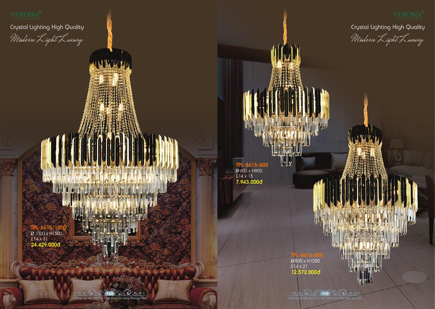 Catalogue Đèn Trang Trí VERONA 2024 - Trang 55)