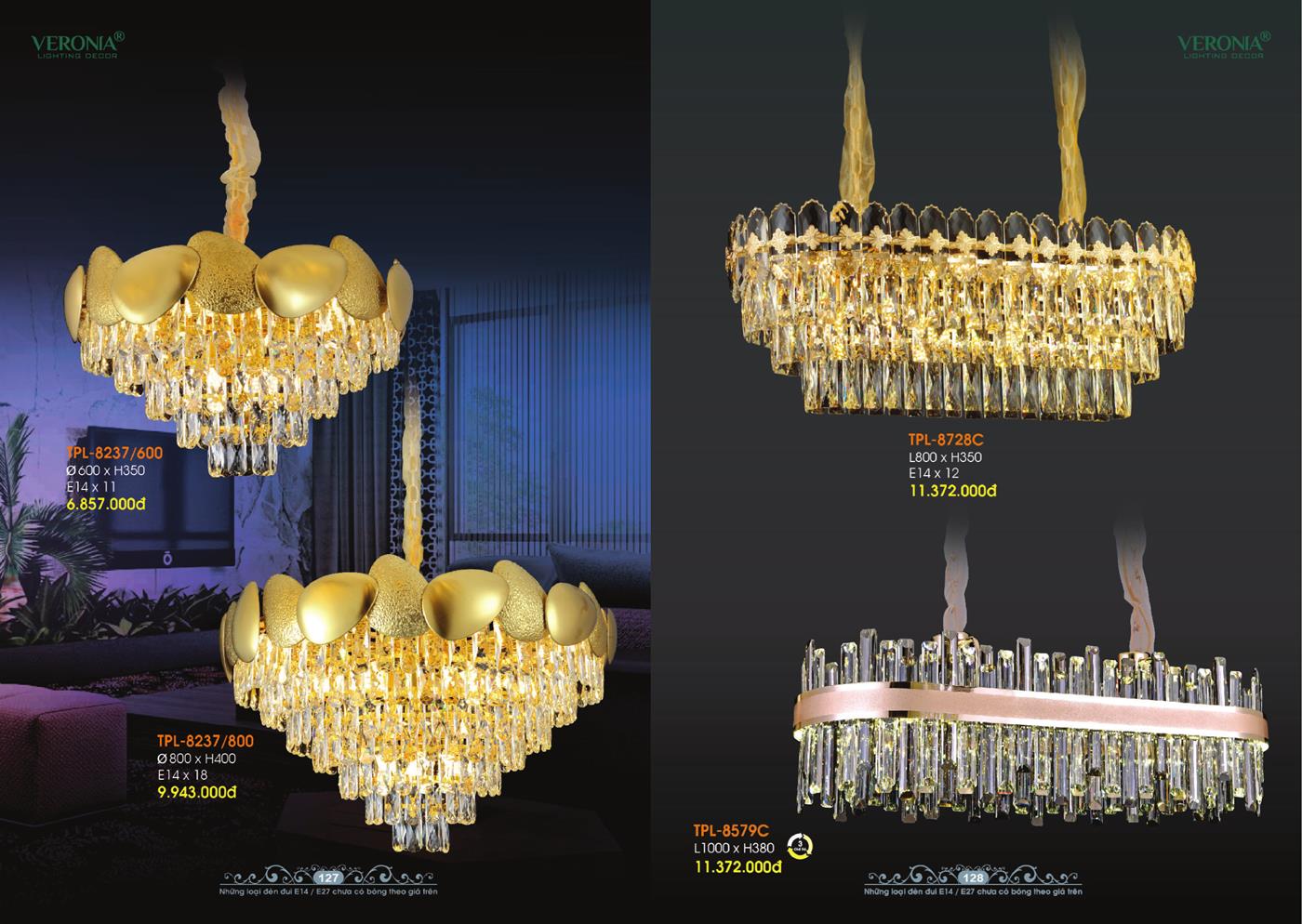 Catalogue Đèn Trang Trí VERONA 2024 - Trang 64)