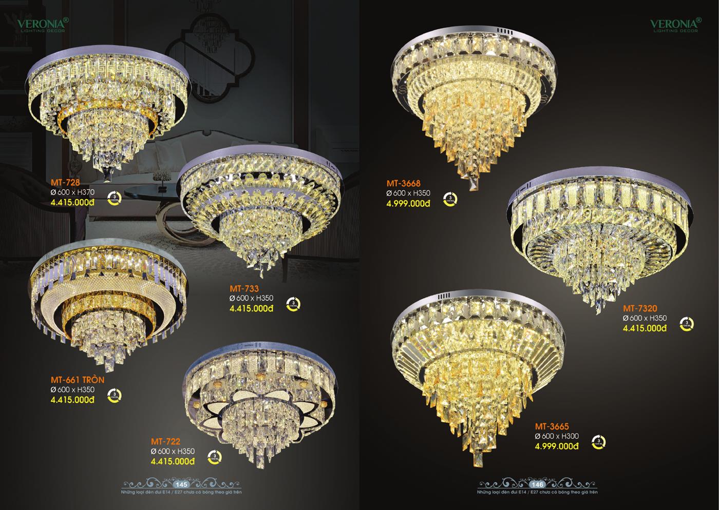 Catalogue Đèn Trang Trí VERONA 2024 - Trang 73)