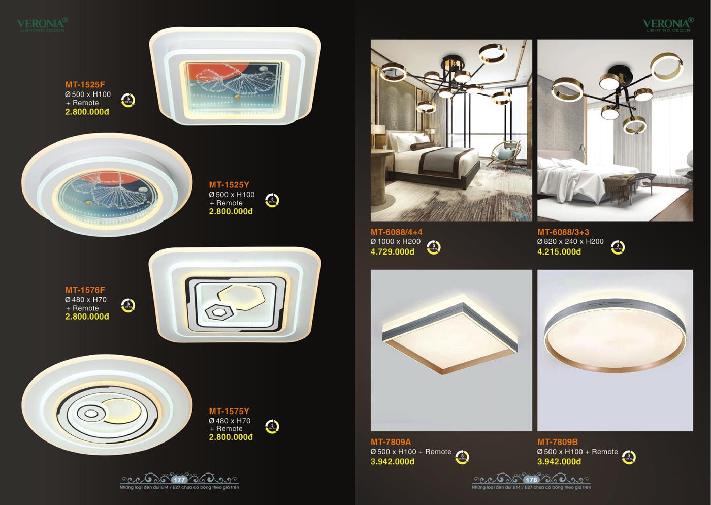 Catalogue Đèn Trang Trí VERONA 2024 - Trang 89)