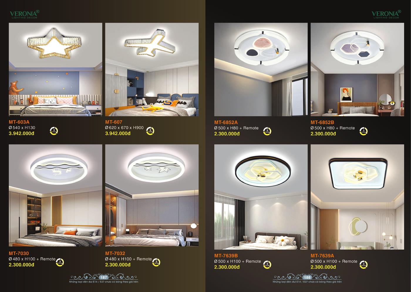 Catalogue Đèn Trang Trí VERONA 2024 - Trang 94)