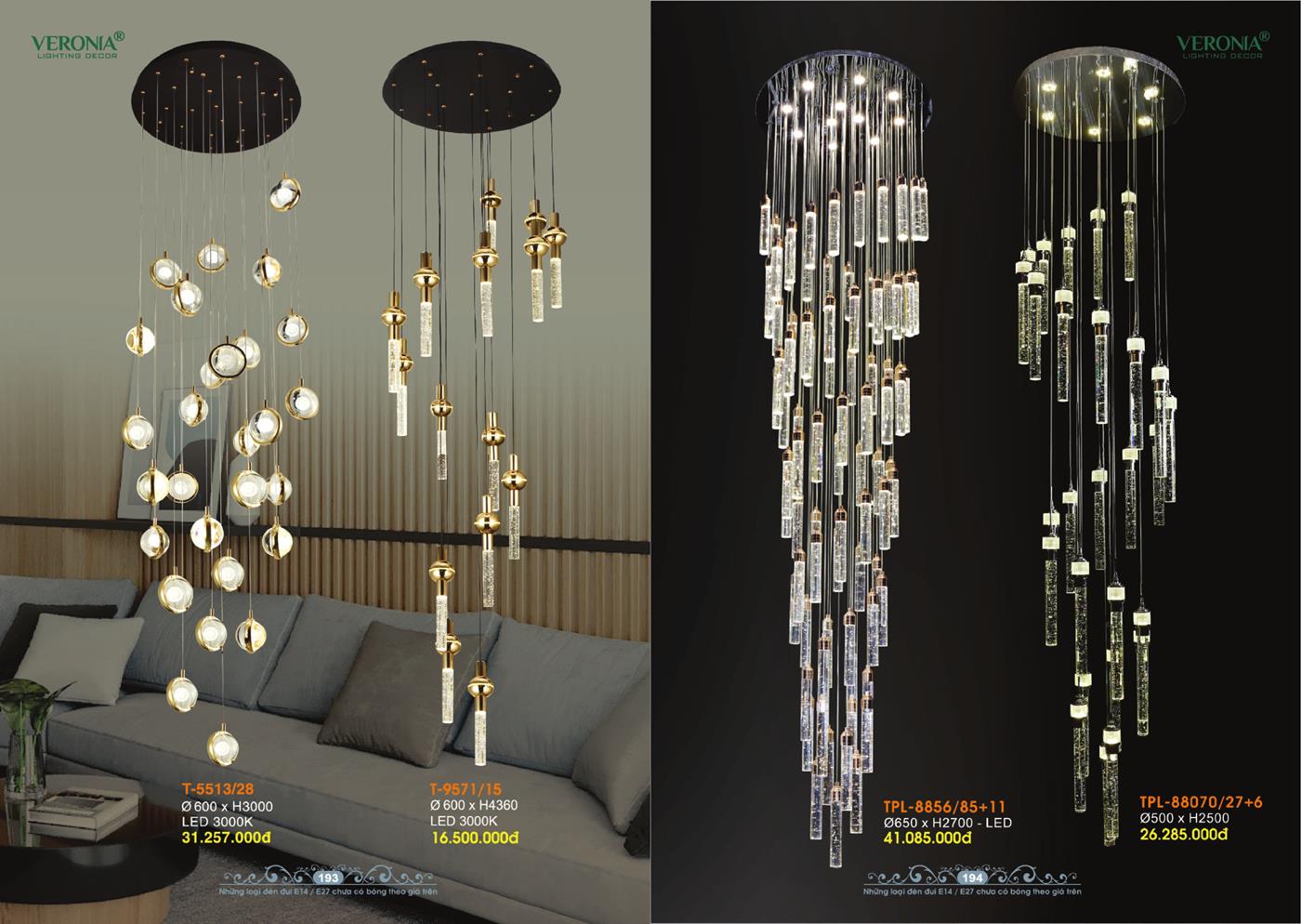 Catalogue Đèn Trang Trí VERONA 2024 - Trang 97)