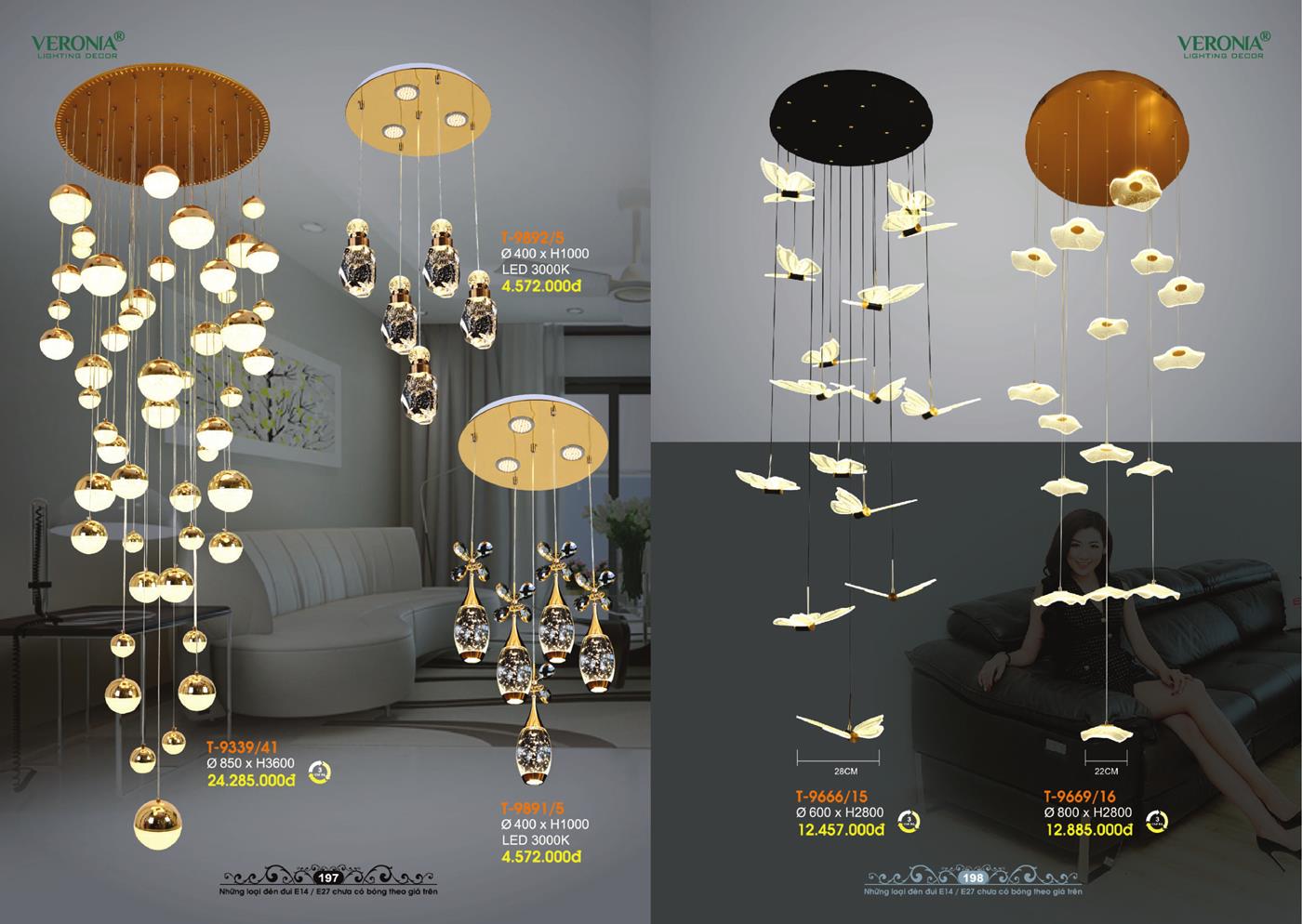Catalogue Đèn Trang Trí VERONA 2024 - Trang 99)