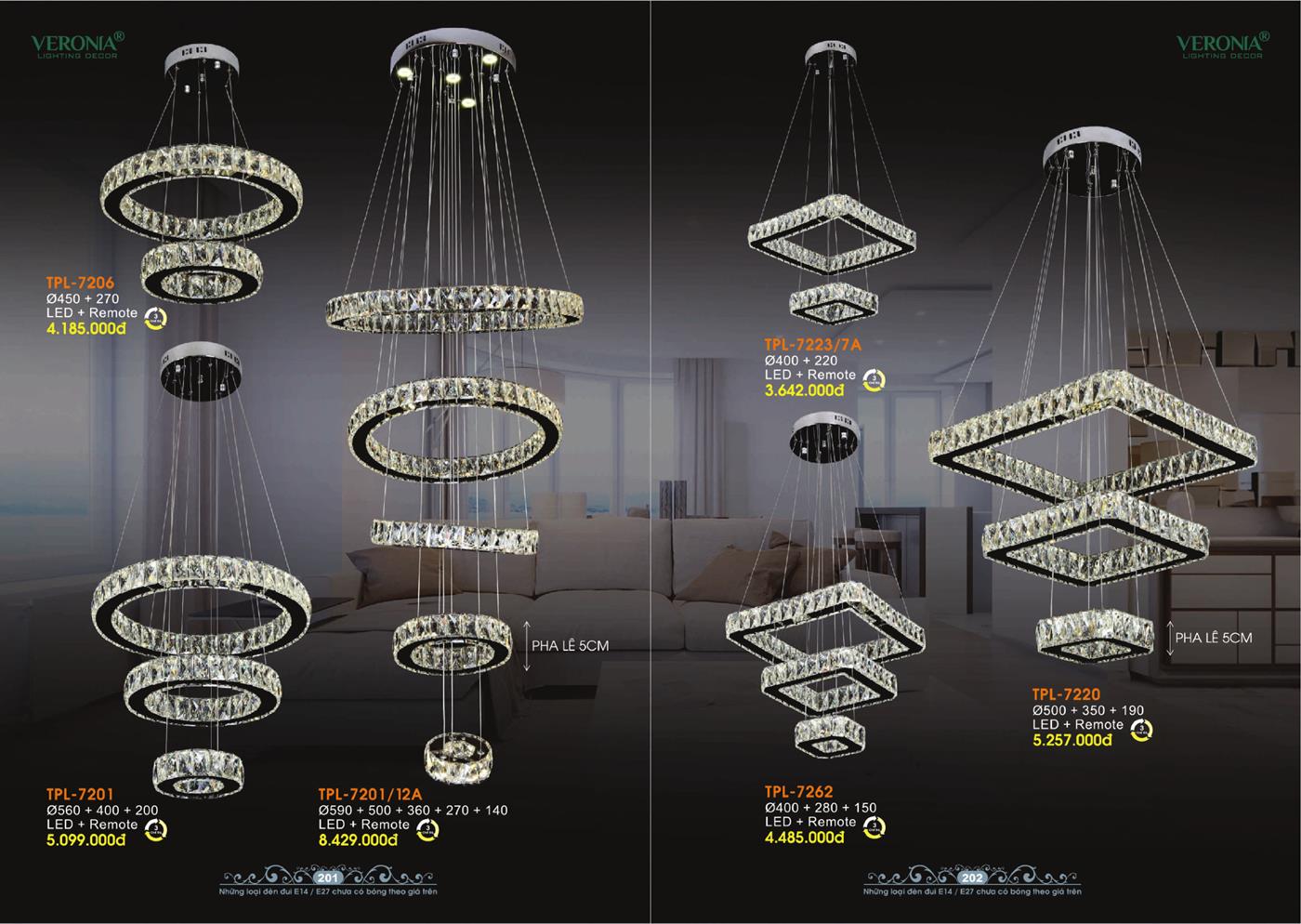 Catalogue Đèn Trang Trí VERONA 2024 - Trang 101)