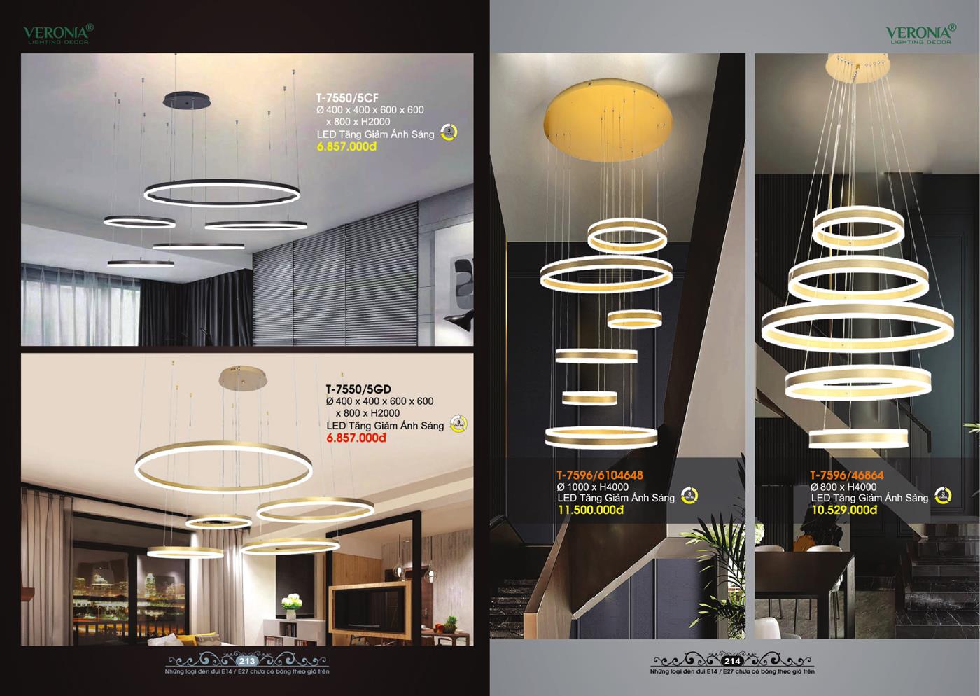 Catalogue Đèn Trang Trí VERONA 2024 - Trang 107)