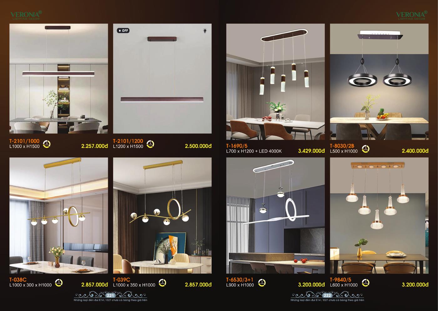 Catalogue Đèn Trang Trí VERONA 2024 - Trang 111)