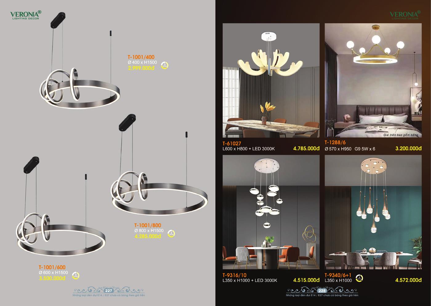 Catalogue Đèn Trang Trí VERONA 2024 - Trang 114)