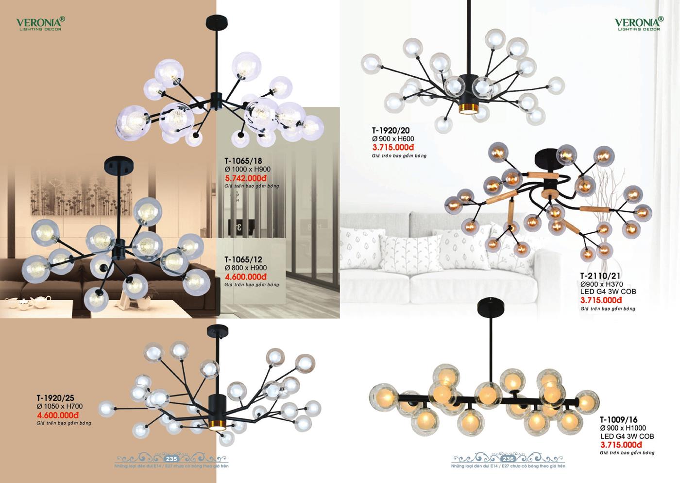 Catalogue Đèn Trang Trí VERONA 2024 - Trang 118)