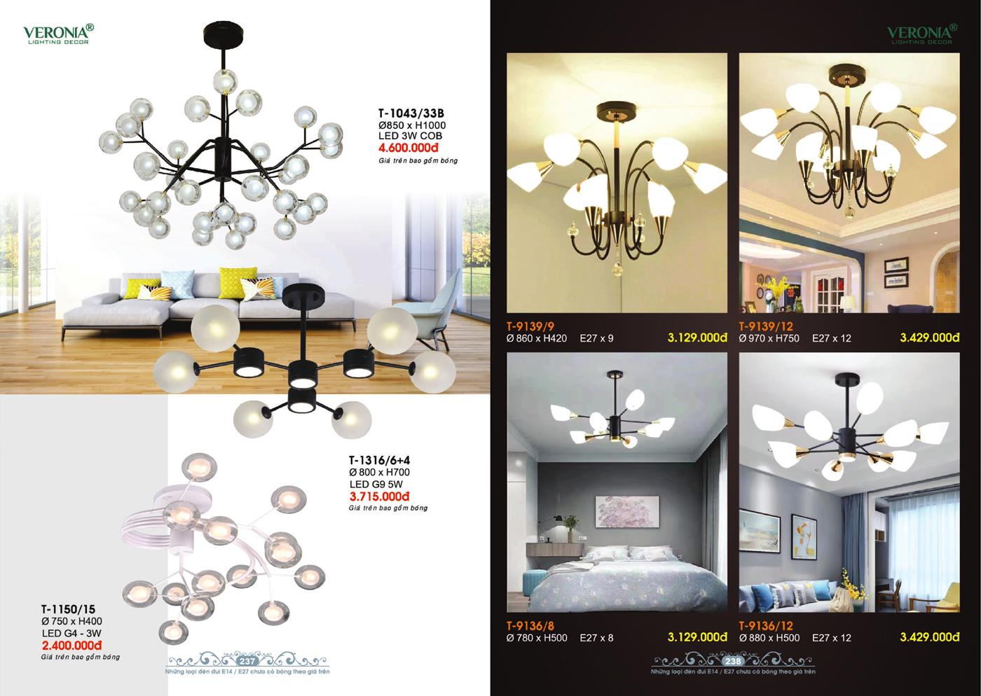 Catalogue Đèn Trang Trí VERONA 2024 - Trang 119)