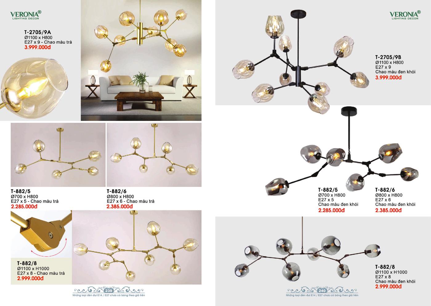 Catalogue Đèn Trang Trí VERONA 2024 - Trang 120)