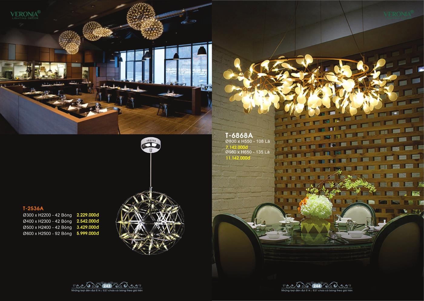 Catalogue Đèn Trang Trí VERONA 2024 - Trang 122)