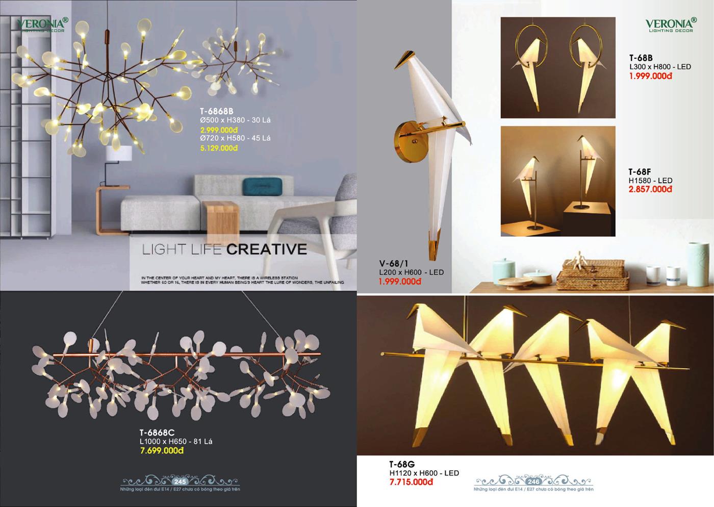 Catalogue Đèn Trang Trí VERONA 2024 - Trang 123)