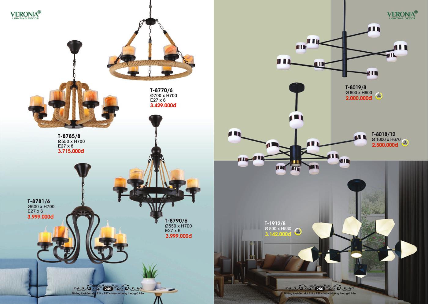 Catalogue Đèn Trang Trí VERONA 2024 - Trang 125)