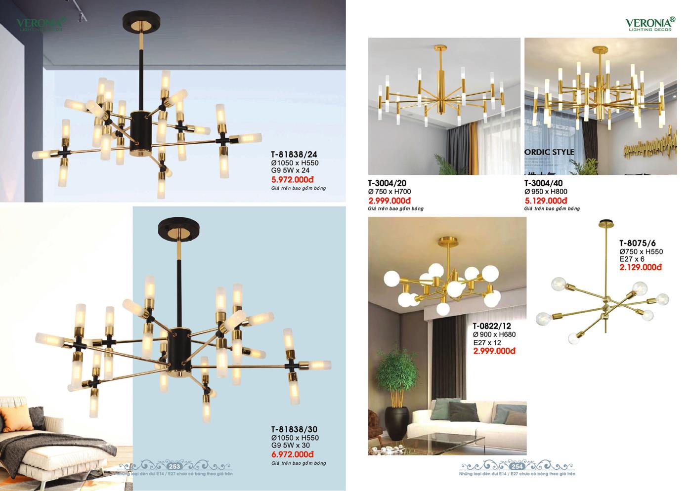 Catalogue Đèn Trang Trí VERONA 2024 - Trang 127)
