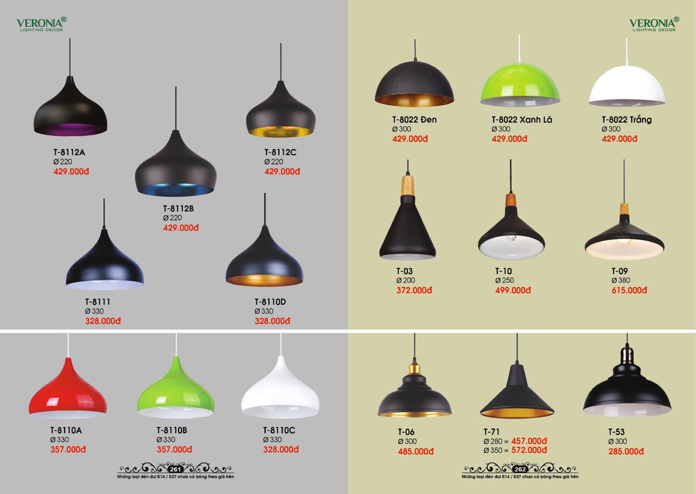 Catalogue Đèn Trang Trí VERONA 2024 - Trang 131)