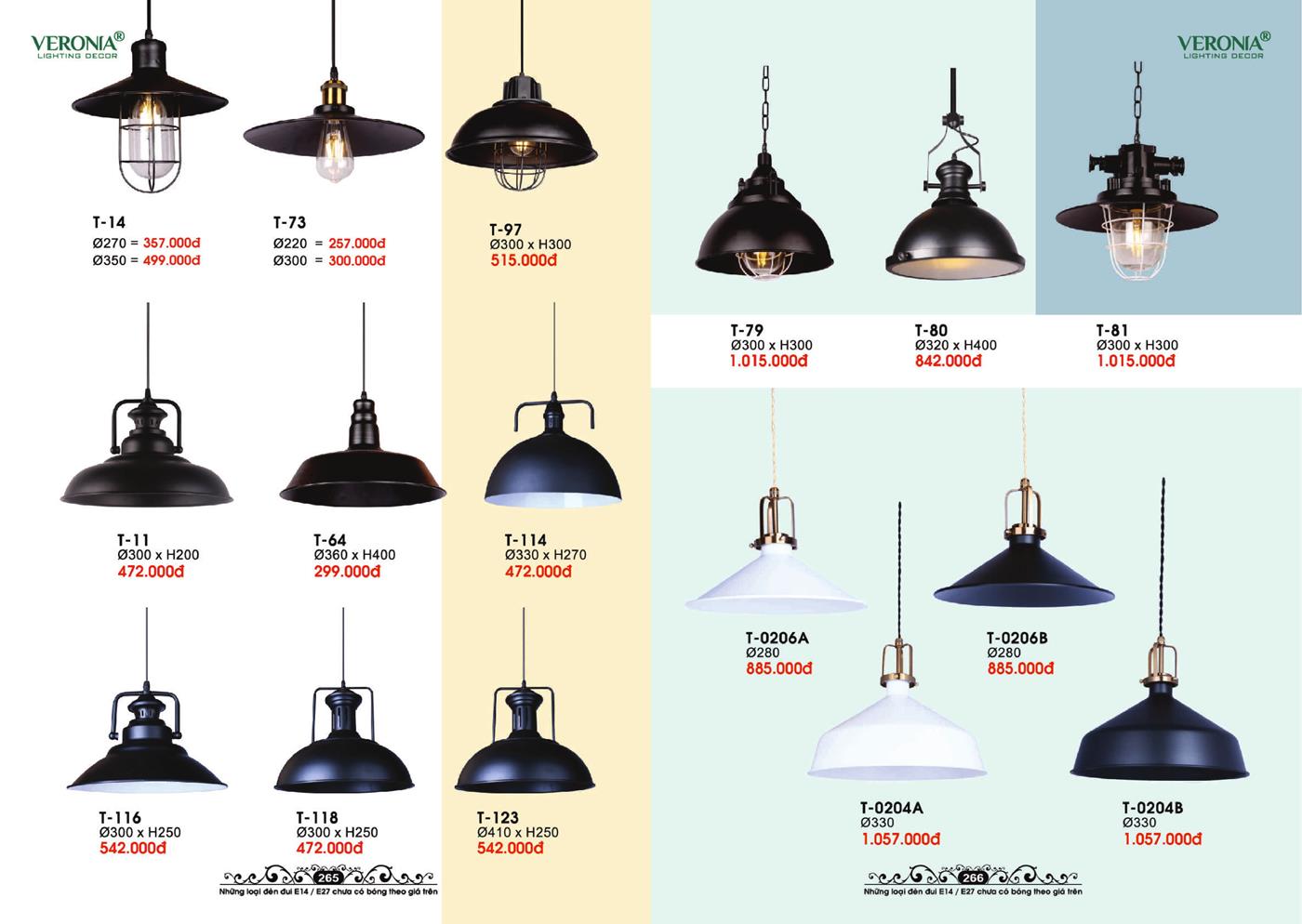 Catalogue Đèn Trang Trí VERONA 2024 - Trang 133)