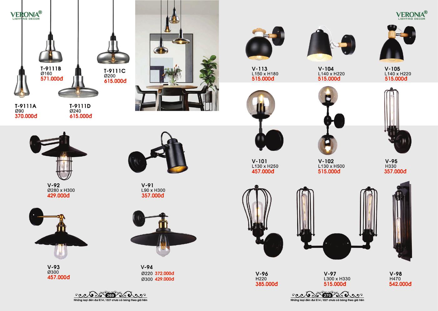 Catalogue Đèn Trang Trí VERONA 2024 - Trang 135)