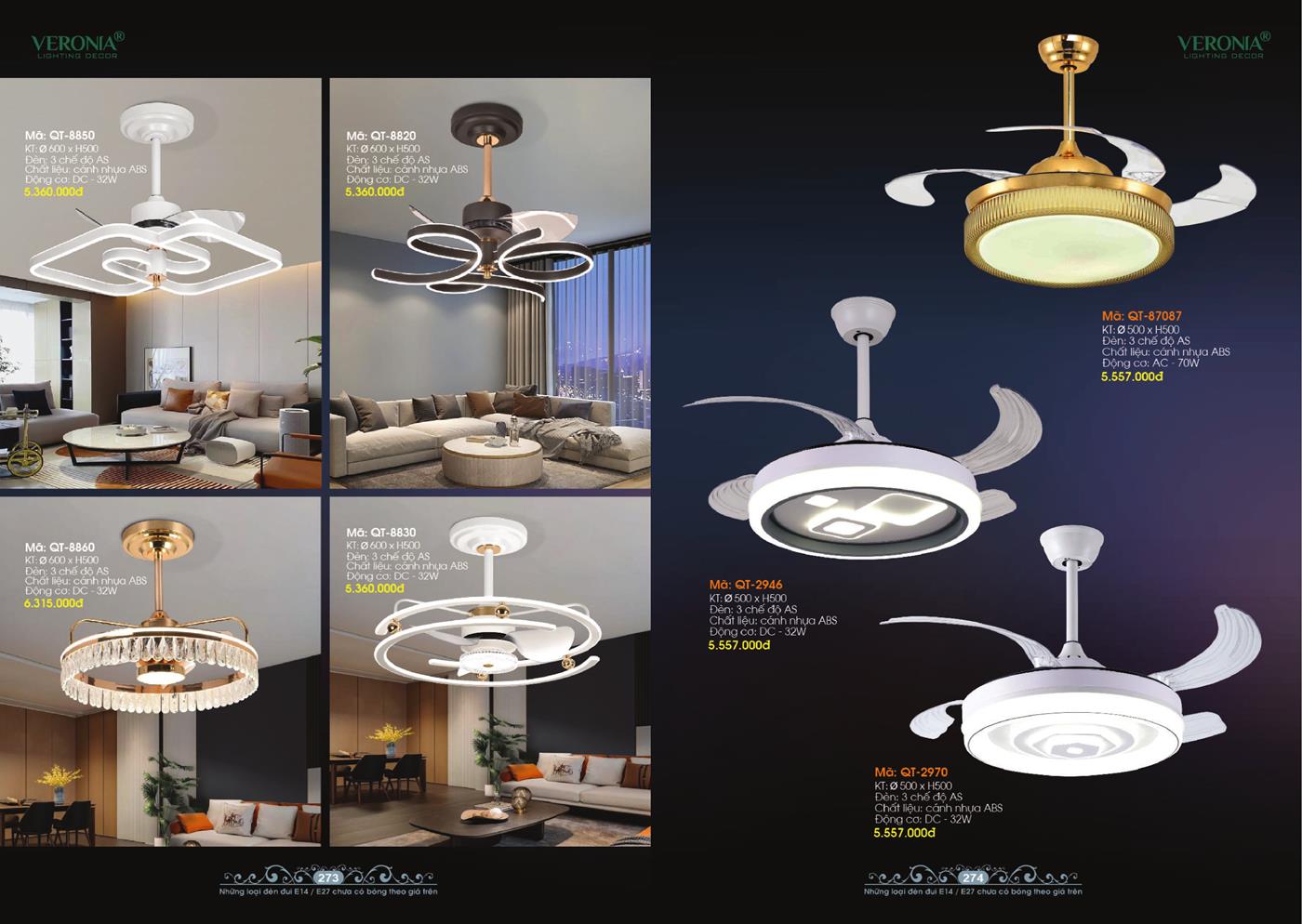 Catalogue Đèn Trang Trí VERONA 2024 - Trang 137)