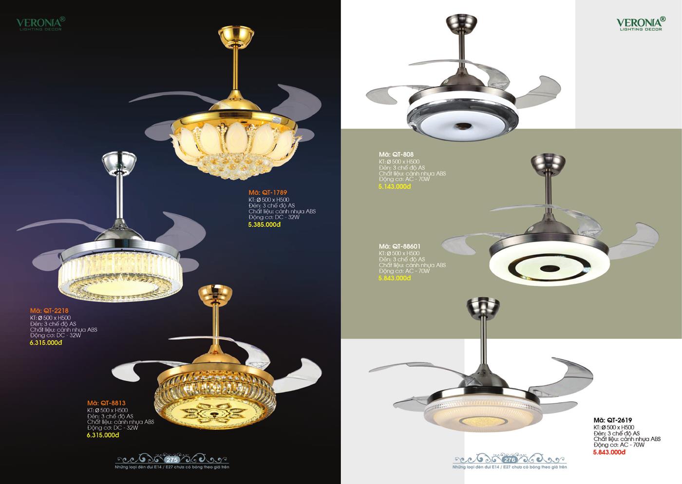 Catalogue Đèn Trang Trí VERONA 2024 - Trang 138)