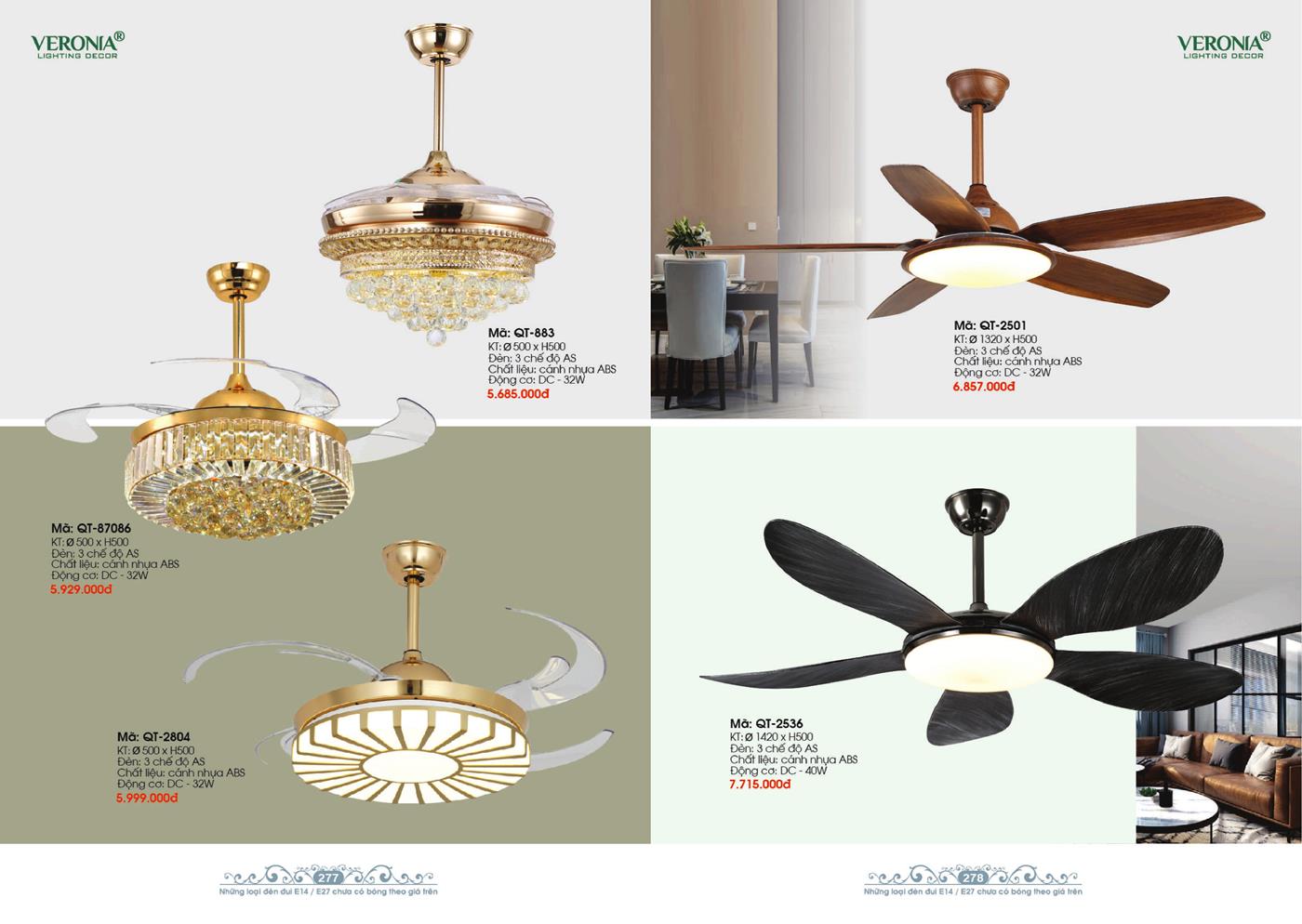 Catalogue Đèn Trang Trí VERONA 2024 - Trang 139)