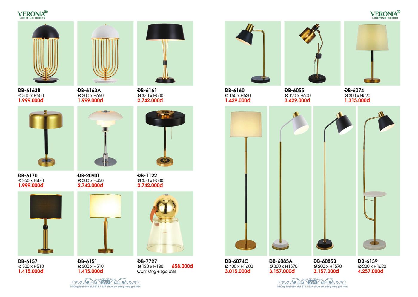 Catalogue Đèn Trang Trí VERONA 2024 - Trang 147)