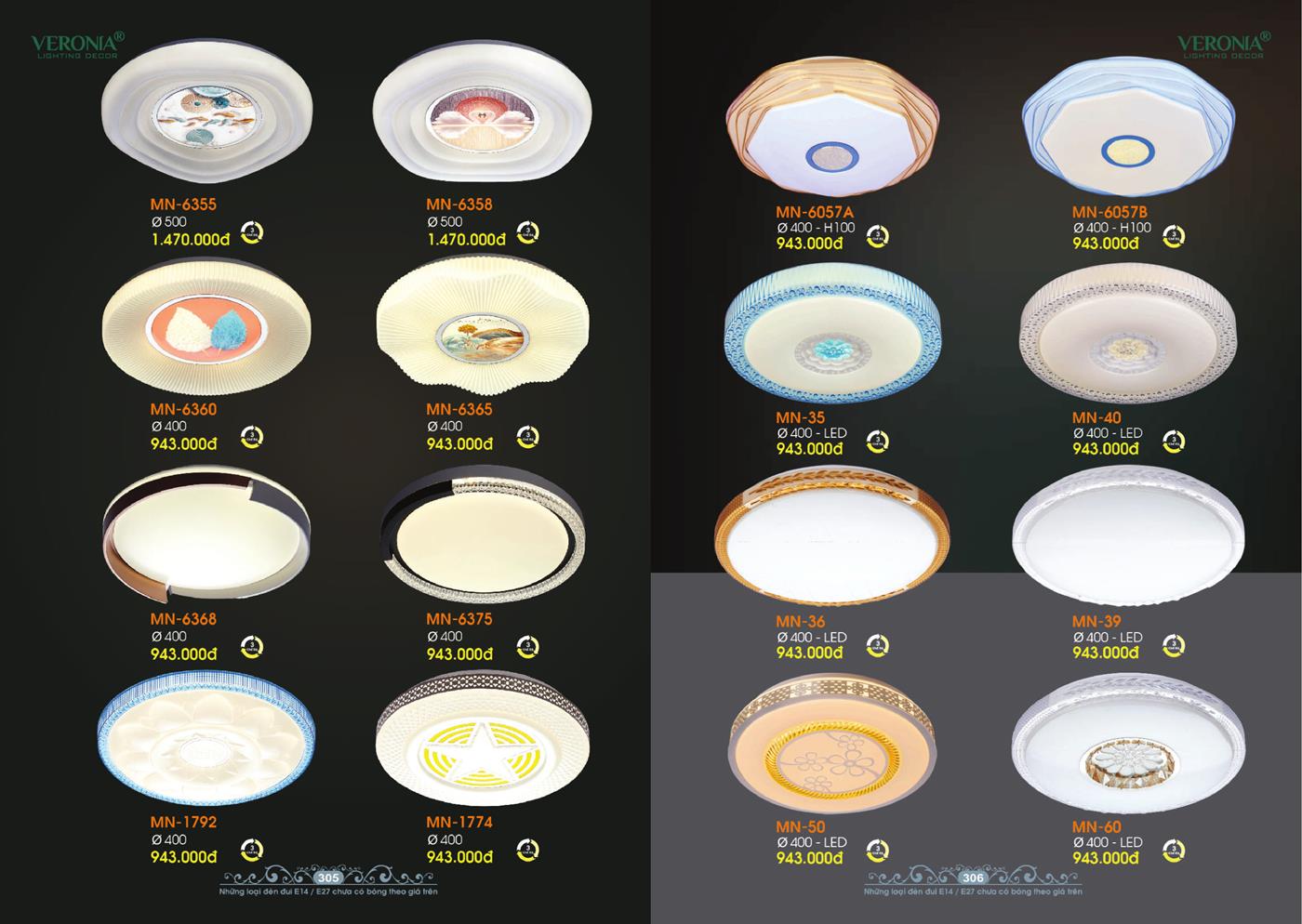 Catalogue Đèn Trang Trí VERONA 2024 - Trang 153)