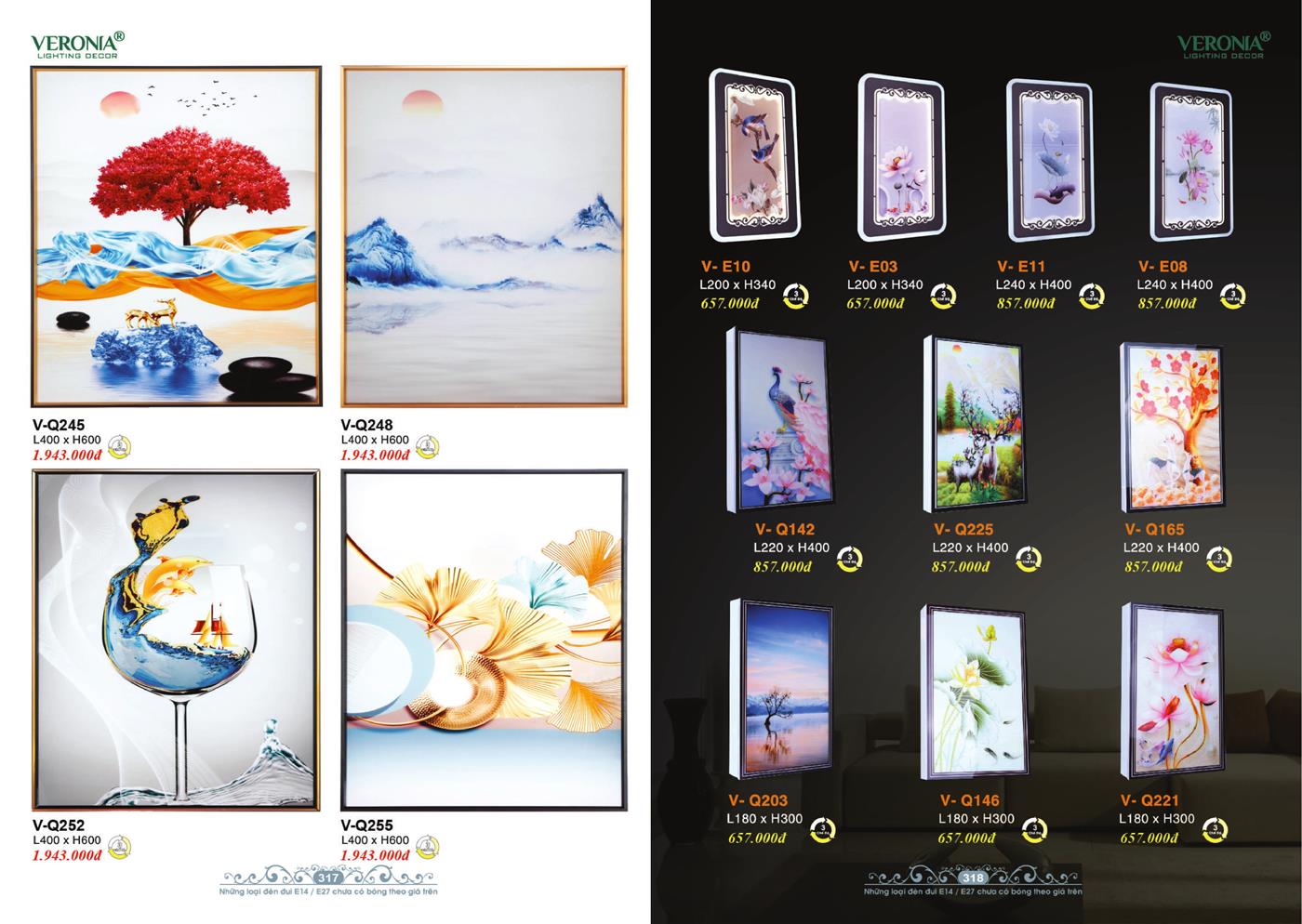 Catalogue Đèn Trang Trí VERONA 2024 - Trang 159)